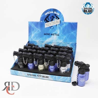SPECIAL BLUE MINI METAL LIGHTER LT101 20CT/ DISPLAY
